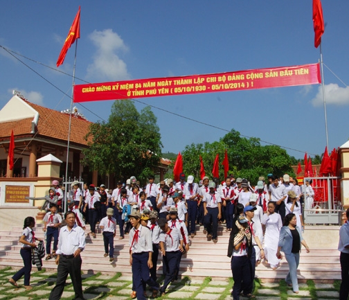 Nơi thành lập Chi bộ Đảng Cộng sản Việt Nam phú yên
